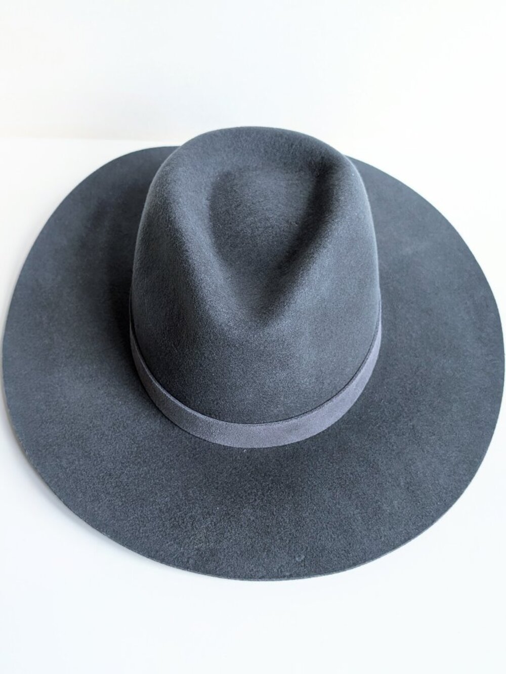 Wyeth River Charcoal Grey Wool Fedora Hat OS NWT